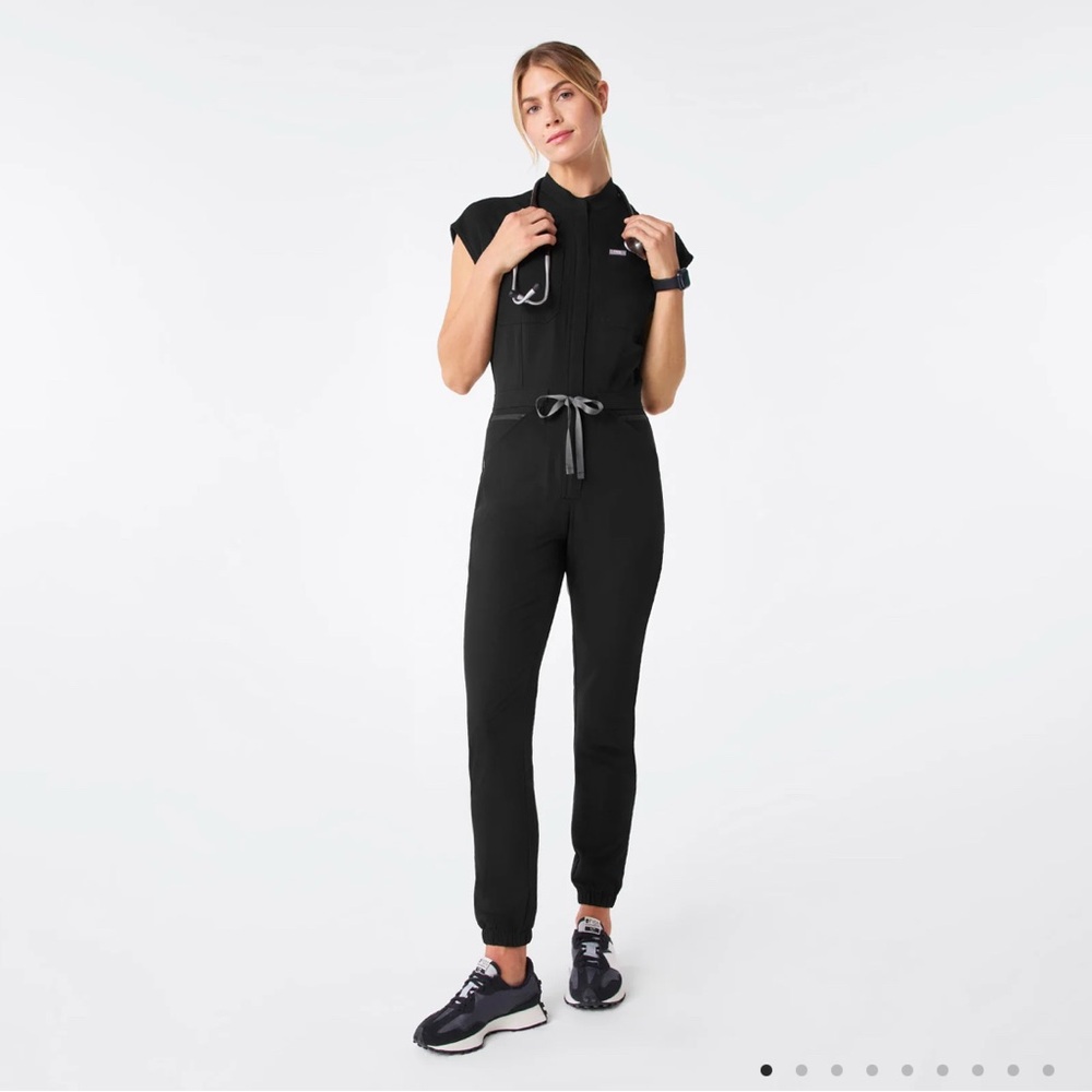 Basically New Figs Women's Black Jumpsuit